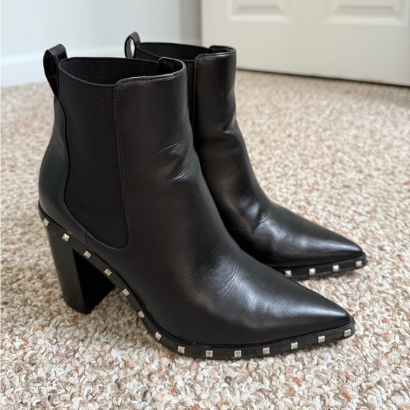 ‼️Charles David Studded Black Ankle Boots‼️ - Picture 1 of 5